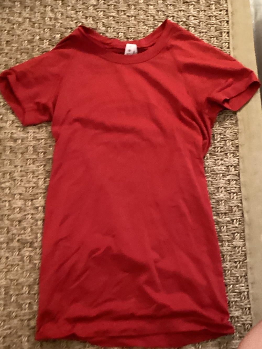 lululemon athletica Deep Red Short Sleeve Top